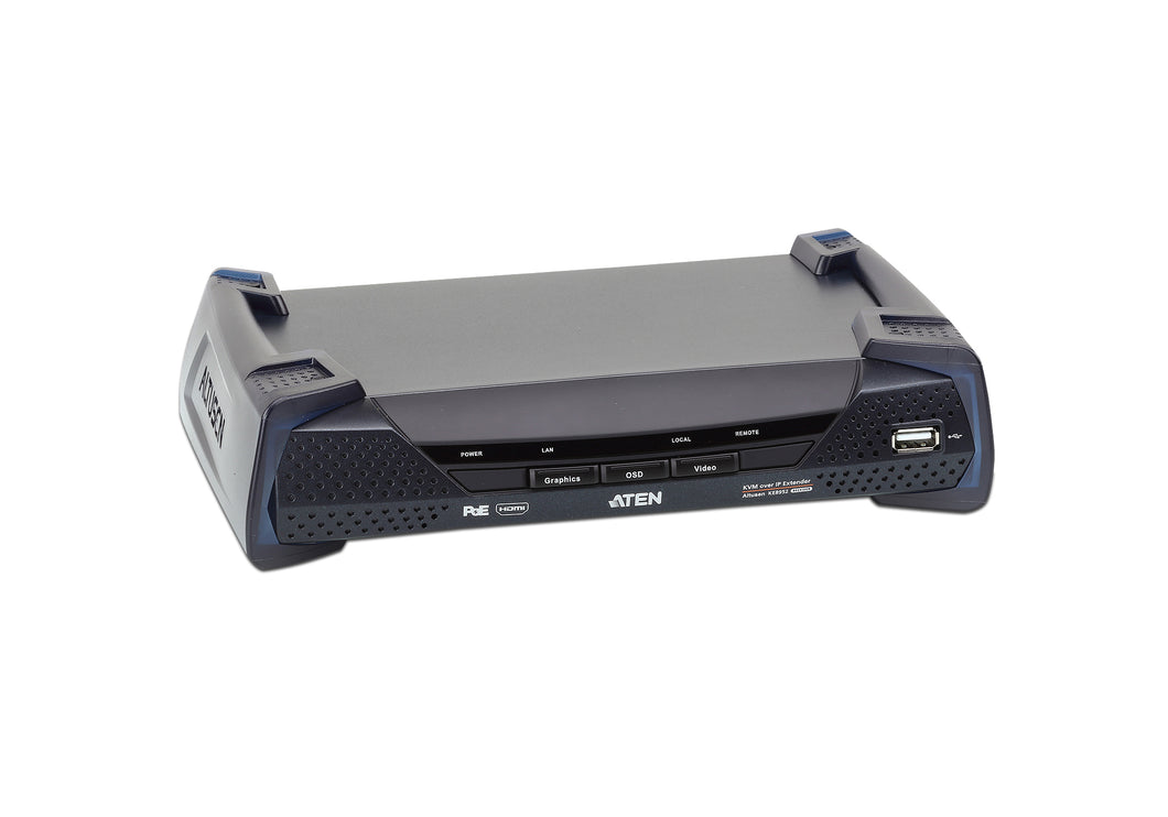 4K HDMI KVM OVER IP W/ POE RECEIVER UNIT