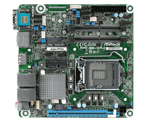 ASRock Motherboard IMB-1211-D Core i7/i5/i3 Celeron Q370 LGA1151 32GB DDR4 Mini-ITX Brown Box