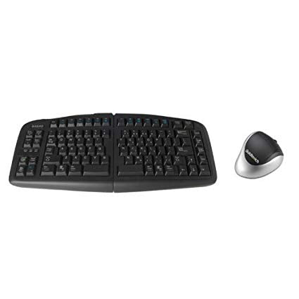 GOLDTOUCH PC & MAC V2 ADJUSTABLE ERGONOMIC KEYBOARD AND LEFT HANDED GOLDTOUCH WI