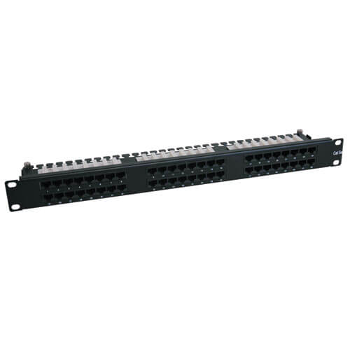 48PORT 1U CAT6/CAT5 PATCH PANEL
