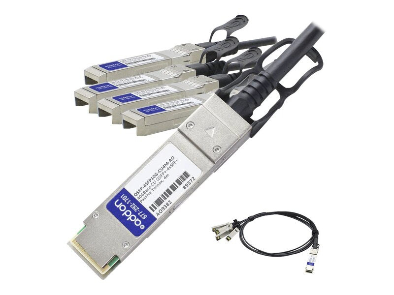 ADDON CISCO QSFP-4SFP10G-CU4M COMPATIBLE TAA COMPLIANT 40GBASE-CU QSFP+ TO 4XSFP