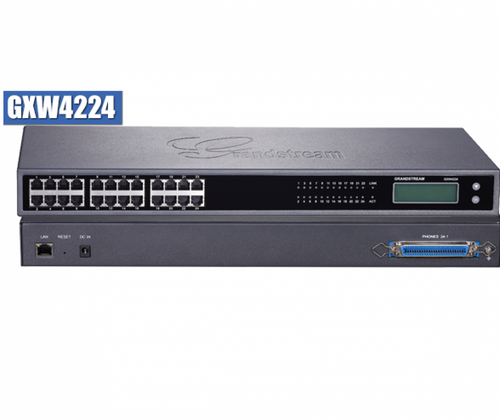 THE GXW4216 FEATURES 16 PORT FXS INTERFACES FPR ANALOG TELEPHONES, GIGABIT NETWO