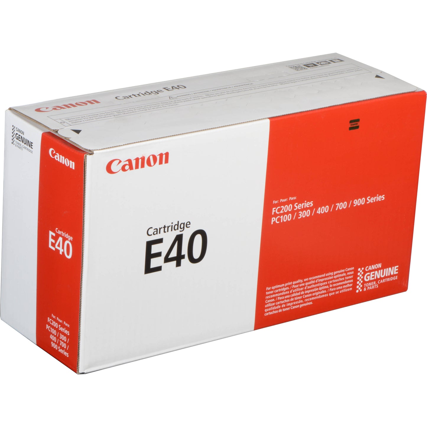 CANON E40 BLACK TONER CARTRIDGE FOR CANON PC140RF, PC150, PC160, PC170, PC300, P