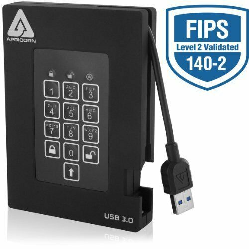 500GB FORTRESS FIPS  PORTABLE