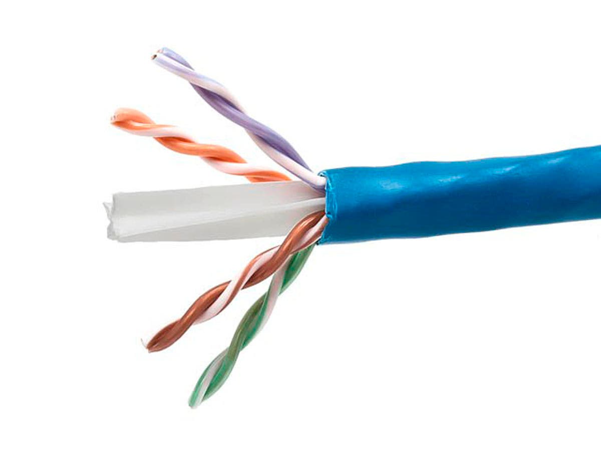 1000FT CAT 6 UTP, SOLID, (CMP), BLUE