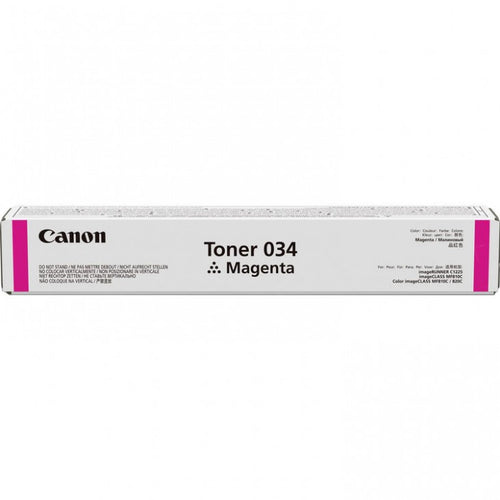 CANON CARTRIDGE 034 MAGENTA TONER - FOR IMAGECLASS MF820CDN AND MF810CDN - FULL
