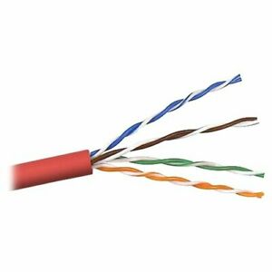 BELKIN FASTCAT-NETWORK CABLE-BARE WIRE-BARE WIRE-1000 FT-( CAT 6 )-RED
