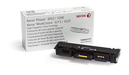 BLACK, HIGH CAPACITY TONER CARTRIDGE, PHASER 3260/WORKCENTRE 3215/3225 (3,000 PA