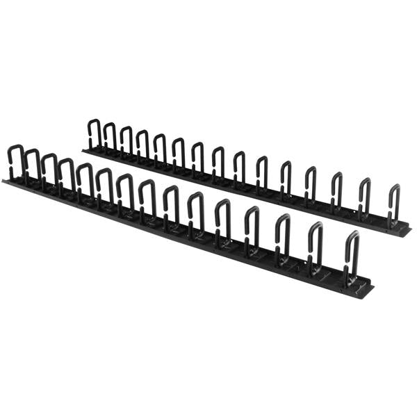 StarTech.com Vertical 0U Server Rack Cable Management w/ D-Ring Hooks