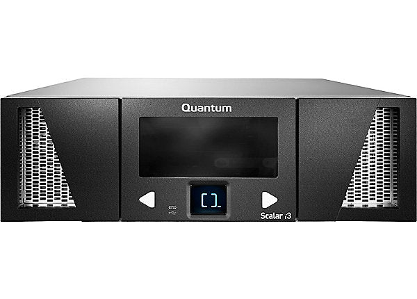 QUANTUM SCALAR I3 LIBRARY, 3U CONTROL MODULE, 25 LICENSED SLOTS, NO TAPE DRIVES,