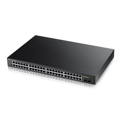 GS1900-48 - 48 PORT GBE L2 WEB MANAGED RACKMOUNT SWITCH W/2 SFP (50 PORTS TOTAL)