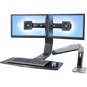 Ergotron WorkFit-A Dual with Worksurface+ Standing Desk