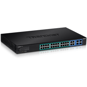 28-PORT GIGABIT WEB SMART  POE+ SWITCH (370W),LIMITED LIFETIME WARRANTY