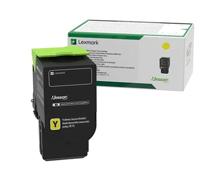 LEXMARK 78C0XYG YELLOW RETURN PROGRAM TONER CARTRIDGE TAA FOR USE IN CS/CX421,52