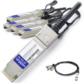 ADDON JUNIPER NETWORKS COMPATIBLE TAA COMPLIANT 100GBASE-CU QSFP28 TO 4XSFP28 DI