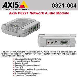 P8221 NETWORK INPUT OUTPUT