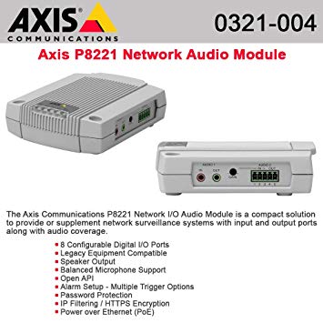 P8221 NETWORK INPUT OUTPUT