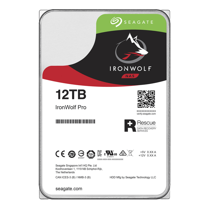 12TB IRONWOLF PRO SATA 7200 RPM