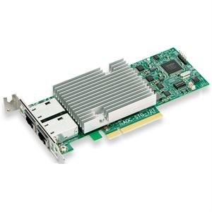 Supermicro AOC-STG-i2T 2Port 10G Ethernet PCIE 2.1 RJ45 Adapter LP Retail