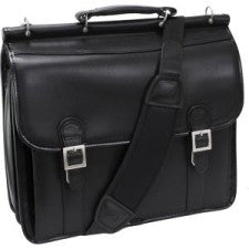 HALSTED BLACK LAPTOP BRIEFCASE