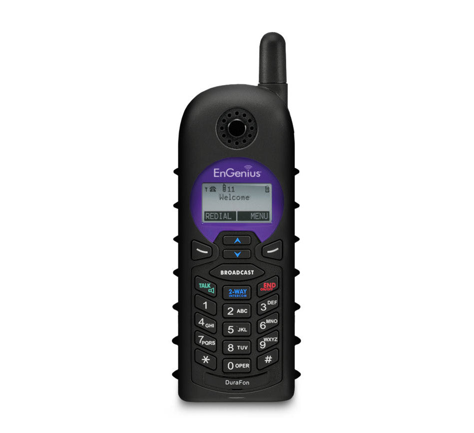 DURAFON-SIP HANDSET ONLY W/ RUGGED DESIGN AND LOW PROFILE 1.5DBI ANTENNA