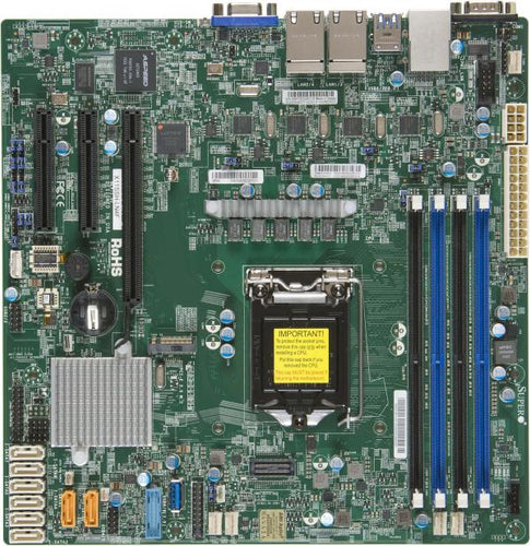 Supermicro Motherboard MBD-X11SSH-F-O E3-1200 v5 LGA1151 Socket H4 C236 PCI Express SATA MicroATX Retail