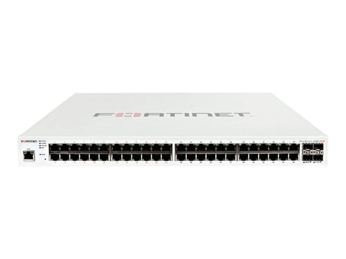 FORTISWITCH 248E-POE L2/L3 POE+ SWITCH - 48X GE RJ45 PORTS(24 POE+ CAPABLE), 4 X
