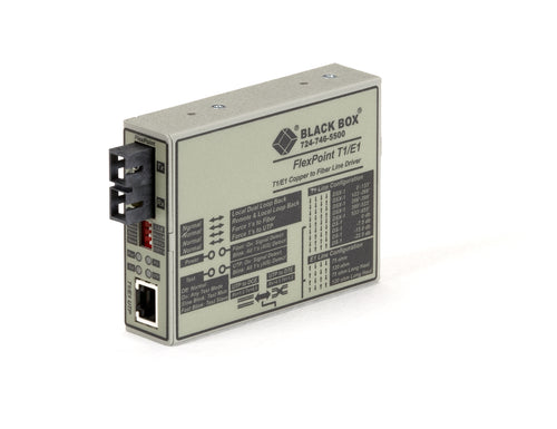 FLEXPOINT T1/E1 TO FIBER LINE DRIVER, SI