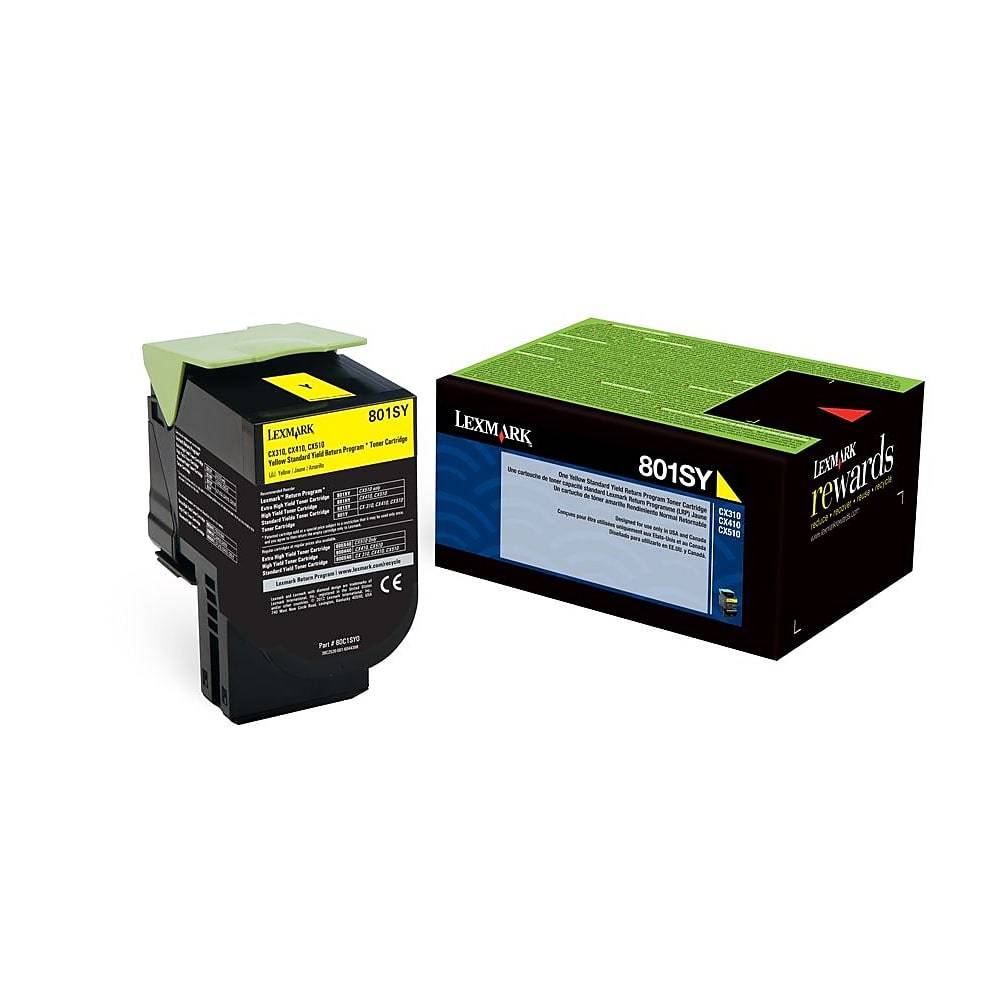 TONER CARTRIDGE - YELLOW - 2000 PAGES - LEXMARK CX410DE,CX410DE GOV S70 HV,CX410