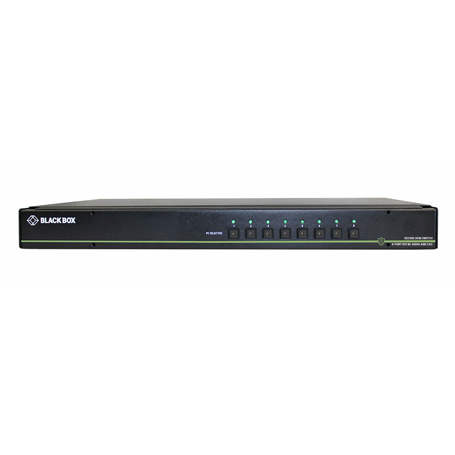 SECURE KVM SWITCH, SH, 8-PORT,DVI-I,USB,CAC