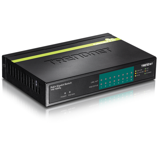 8-PORT GIGABIT GREENNET POE+ SWITCH ,LIMITED LIFETIME WARRANTY