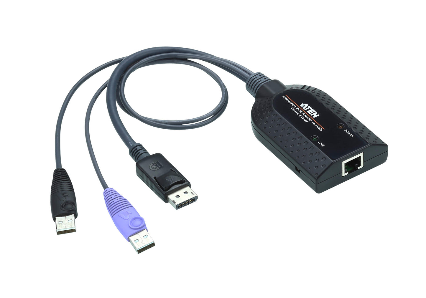 USB DISPLAYPORT CPU ADADPTER W/ VIRTUAL MEDIA & AUDIO