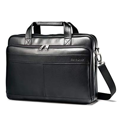 15.6 LEATHER SLIM BRIEF