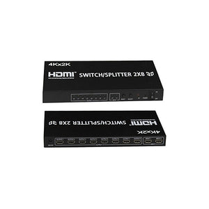 2X8 HDMI MATRIX VIDEO SPLITTER