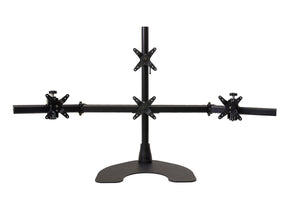 QUAD MONITOR DESK STAND, STACKED ONE OVER THREE