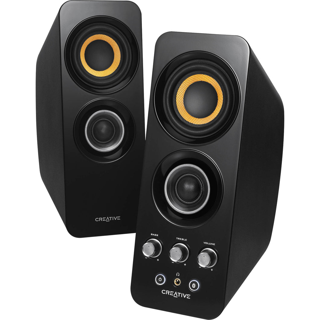 Creative Speakers 51MF1655AA001 Bluetooth Wireless 2.0 Speakers Black Retail