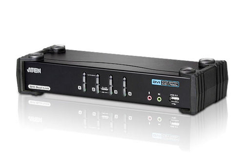 4-PORT USB DVI DUAL LINK KVMP SWITCH
