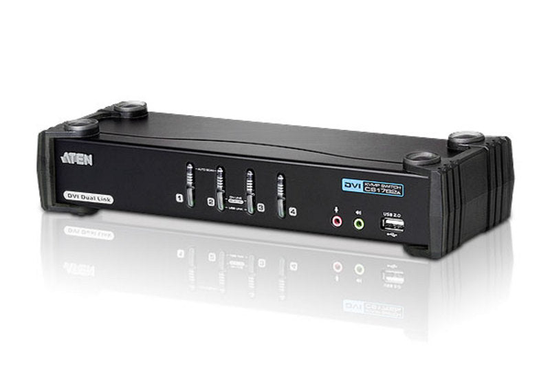 4PORT DUALLINK DVI CS1784A KVM