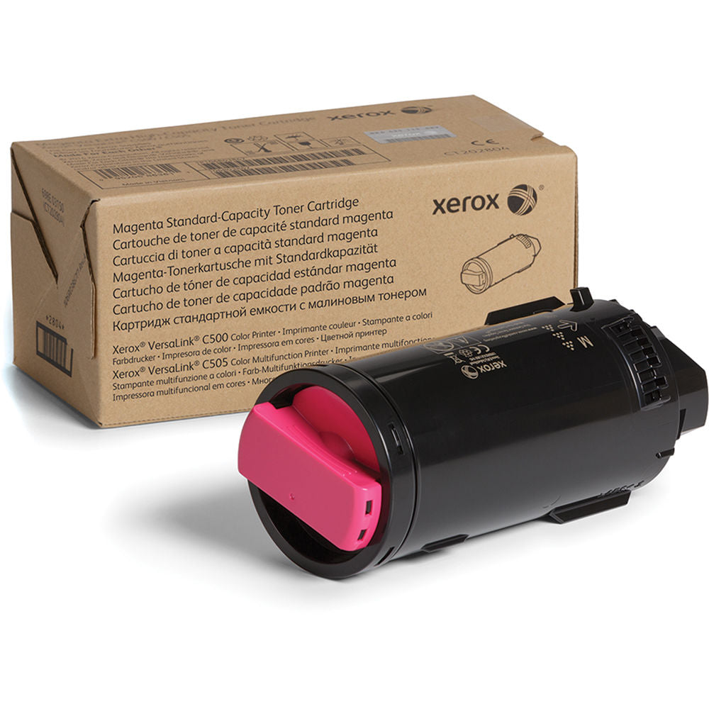 GENUINE XEROX MAGENTA STANDARD CAPACITY TONER CARTRIDGE FOR THE VERSALINK C500/5