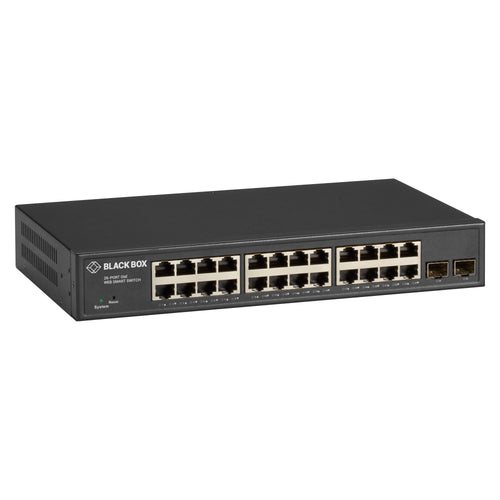 GIGABIT ETHERNET MANAGED SWITCH, (24) RJ-45, (2) SFP