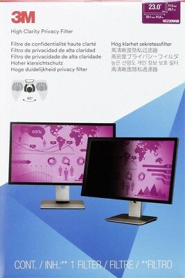 3M HIGH CLARITY PRIVACY FILTER FOR 23.0INCH WIDESCREEN MONITOR (16:9 ASPECT RATI