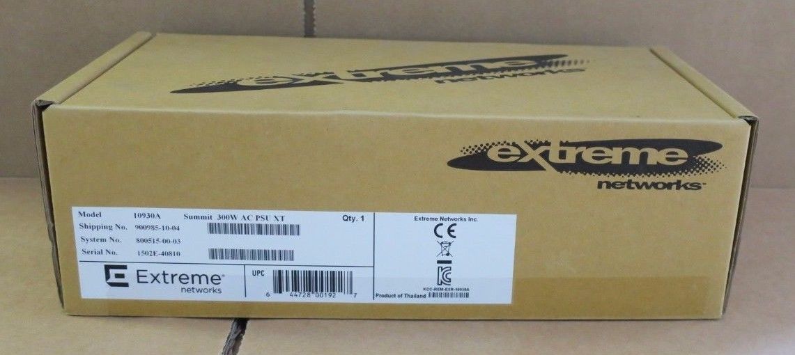 300W AC POWER SUPPLY MODULE FOR SUMMIT X460  E4G-400 SERIES SWITCHES - EXTENDED
