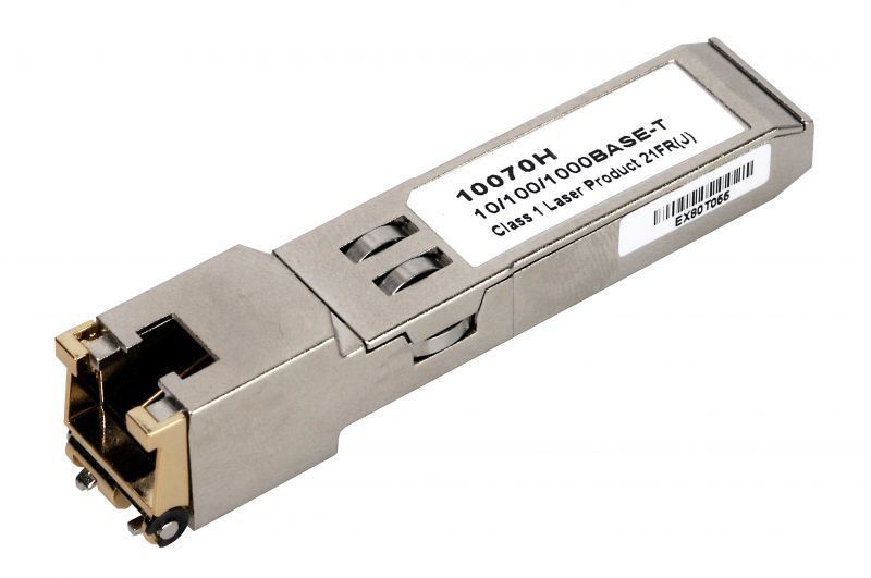 10/100/1000BASE-T SFP MODULE CAT5 CABLE 100M LINK RJ45-CONNECTOR FOR GIGA BIT ET