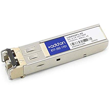 ADDON ADTRAN 1184543P1 COMPATIBLE TAA COMPLIANT OC-3-LR SFP TRANSCEIVER (SMF, 13