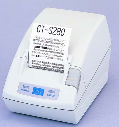 CITIZEN, CT-S280, THERMAL POS PRINTER, 58MM, 80 MM/SEC, 32-48 COL, SERIAL