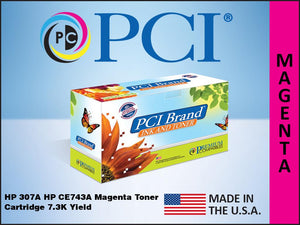 PCI REMAN HP 307A CE743A MAGENTA TONER