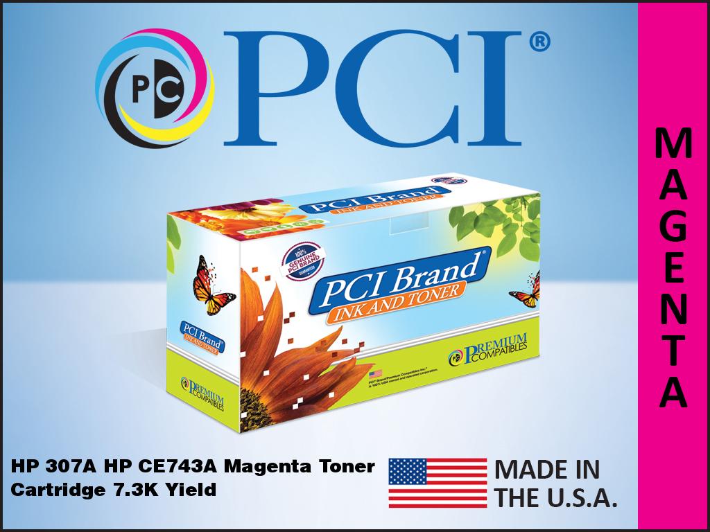 PCI REMAN HP 307A CE743A MAGENTA TONER