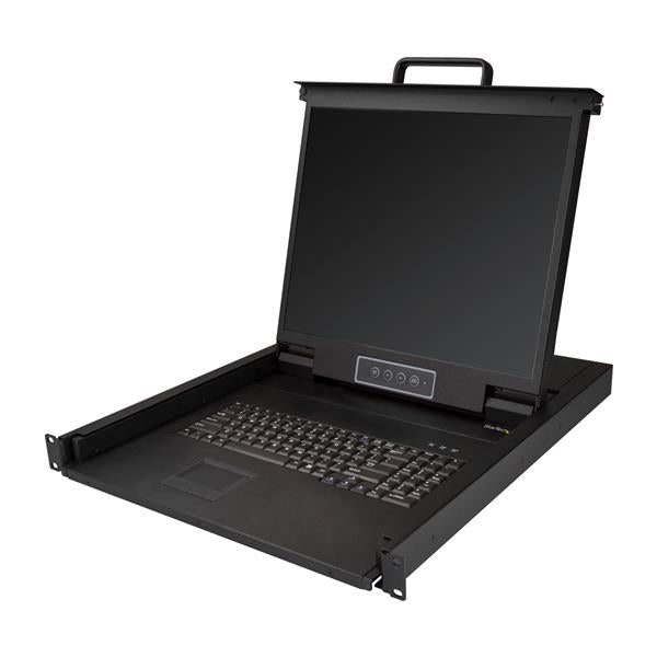 1U SINGLE PORT KVM CONSOLE FOR