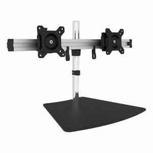 SIIG Accessory CE-MT2011-S1 Easy-Adjust Dual Monitor Desk Stand 13 inch to 27 inch Retail