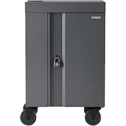 FITS UP TO 20 DEVICES W/BACK PANEL, 1.4 W SLOTS, CHARCOAL